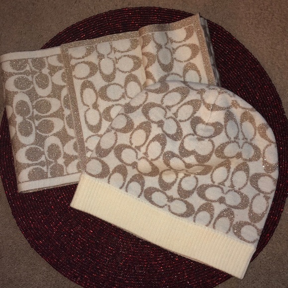 Coach Accessories - NEW Authentic Coach Beanie and Scarf